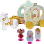 Disney Princess Wooden Cinderella's Pumpkin Carriage - A Magical Toy for Imaginative Play