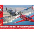 Airfix Supermarine Spitfire and RAF Red Arrows Hawk